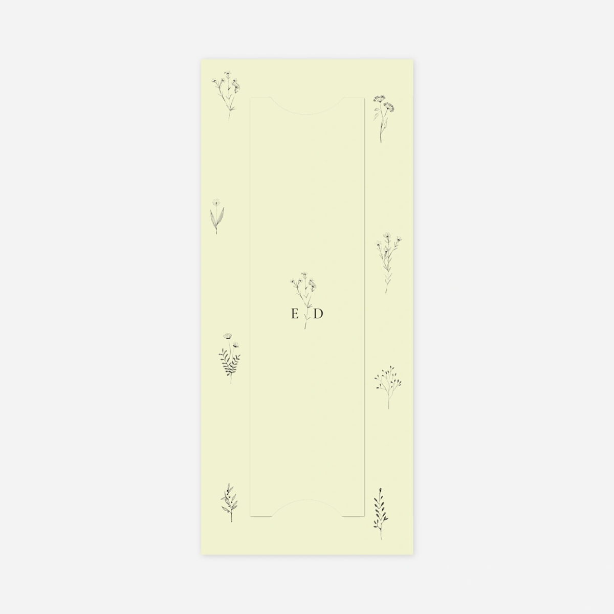 Faire-part naissance Herbier