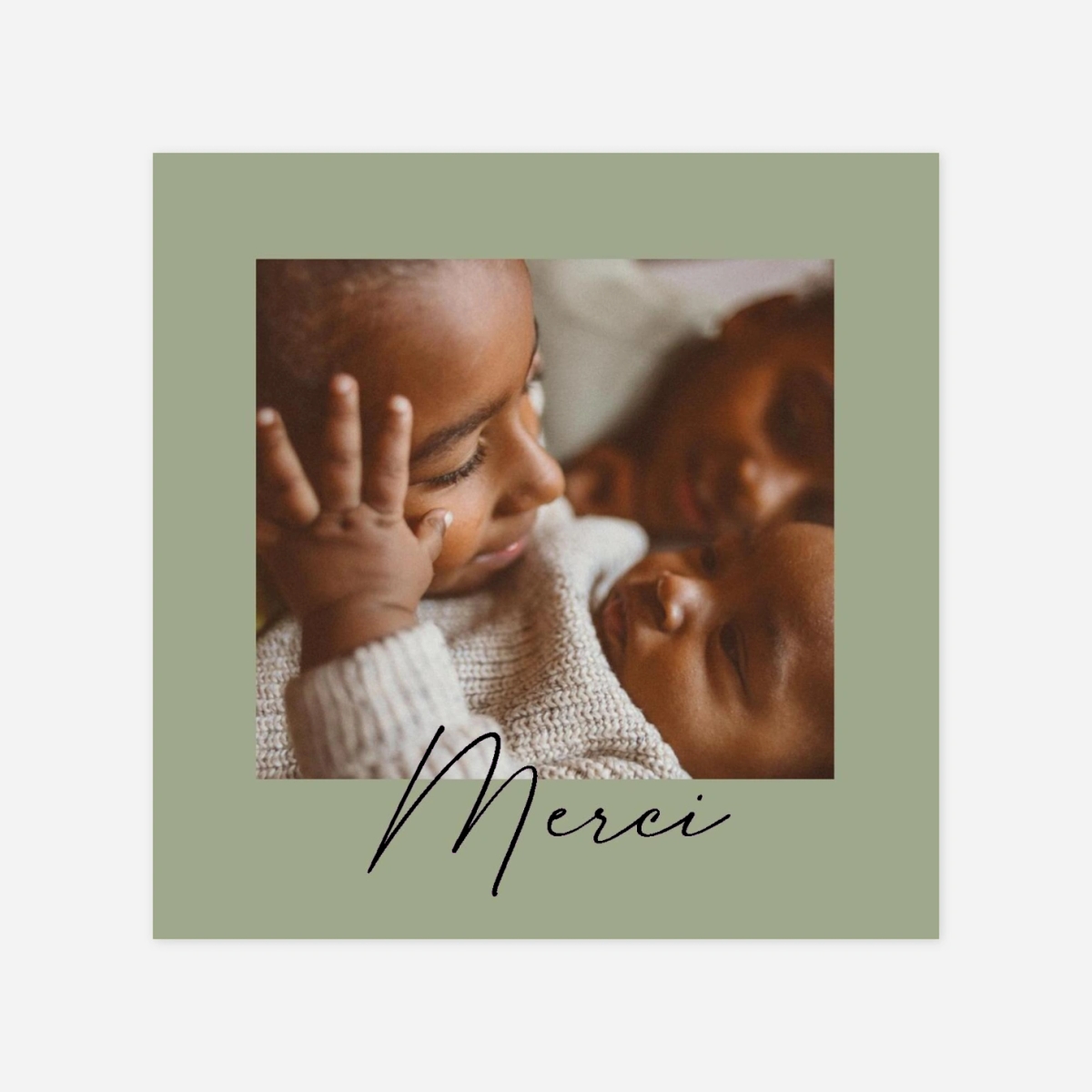 Carte remerciement naissance Heureux évènement