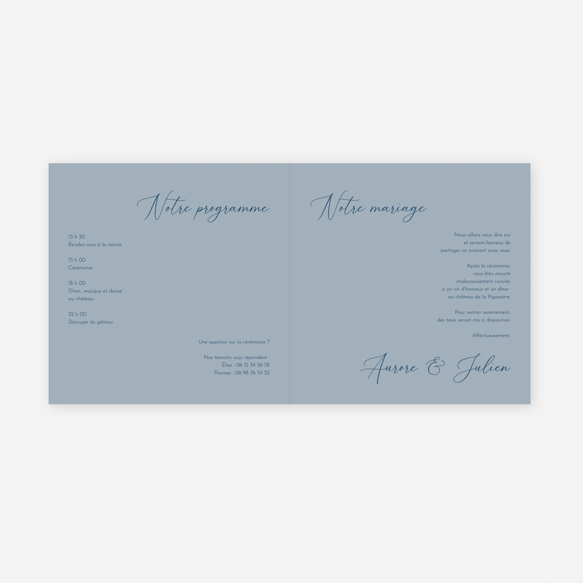 Faire-part mariage Initiale Précieuse