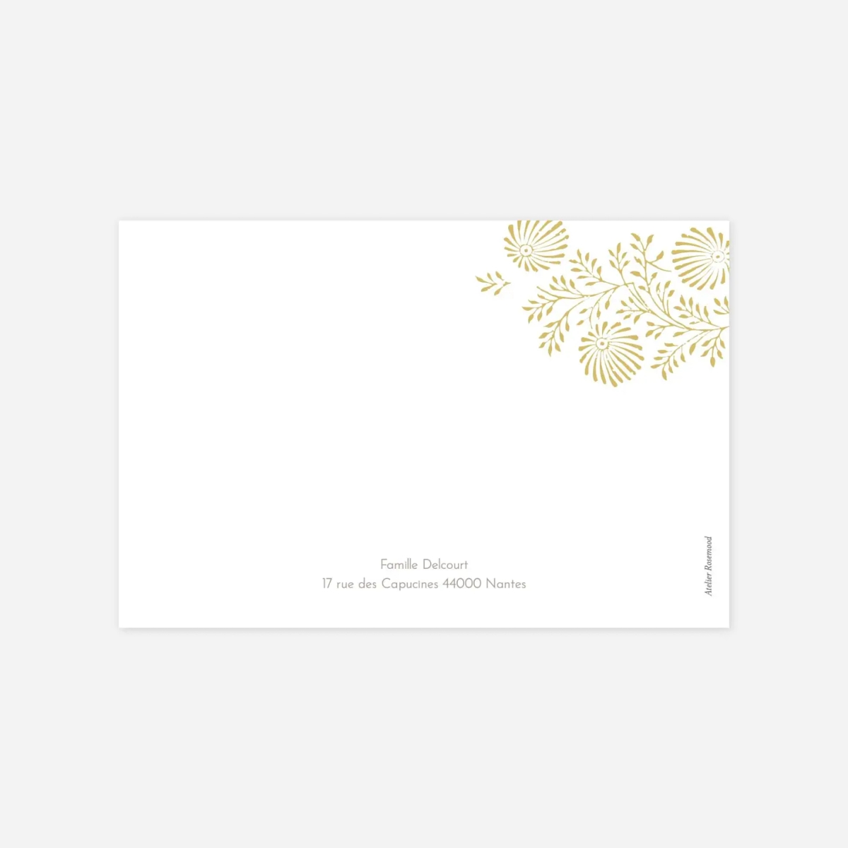 Carte de correspondance Idylle