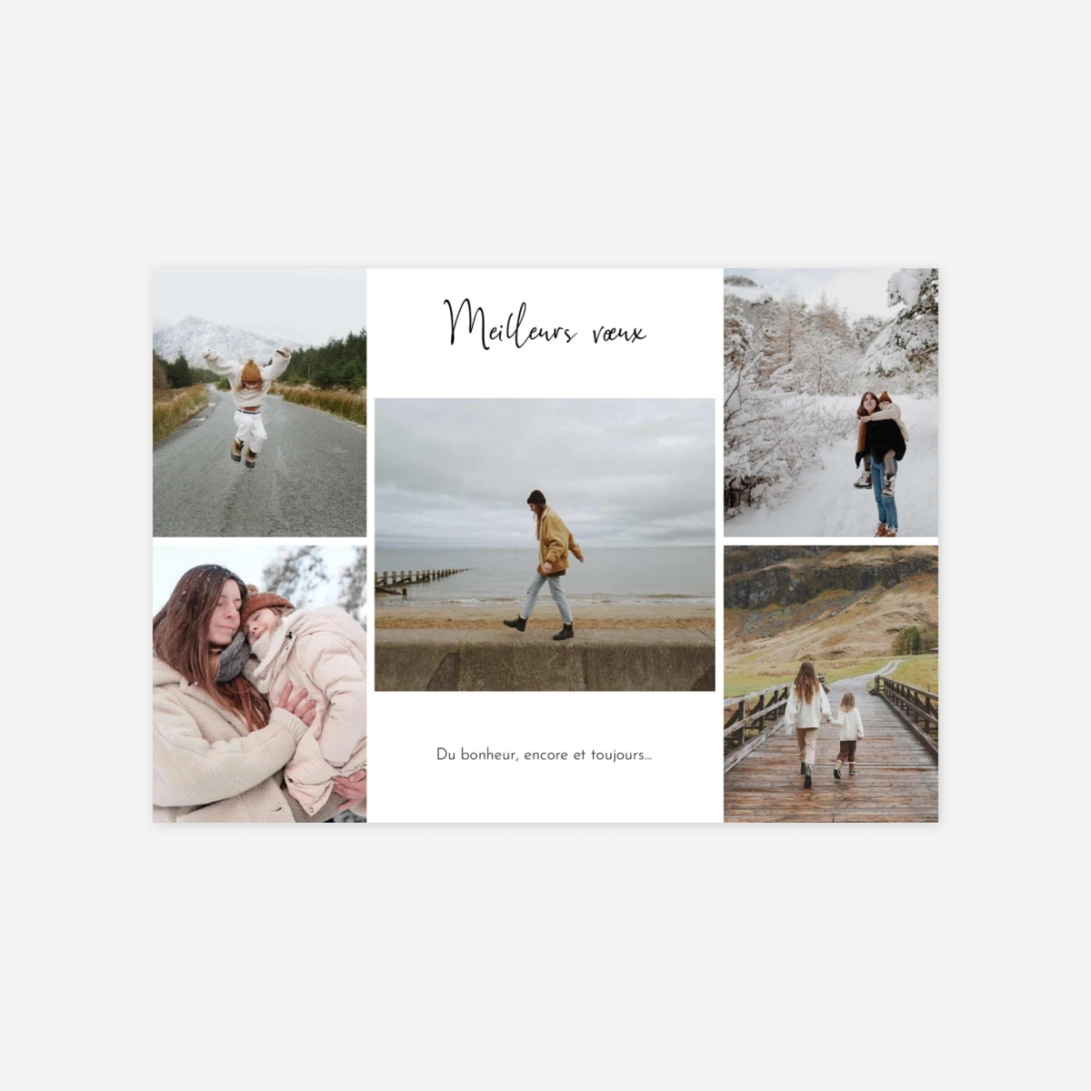 Carte de voeux Instantanés