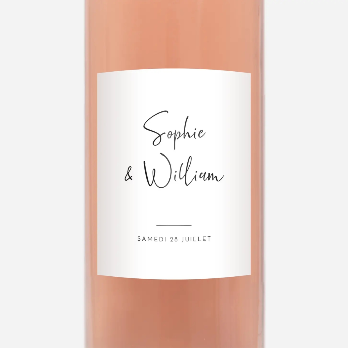 Étiquette bouteille Intemporel