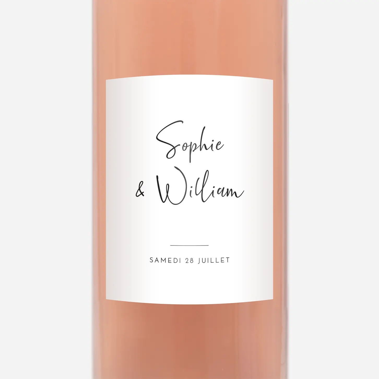 Étiquette bouteille Intemporel