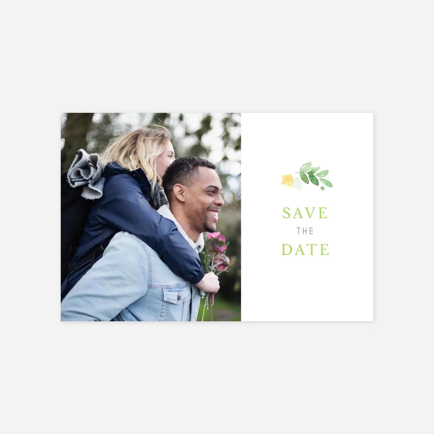 Save the date Jardin anglais
