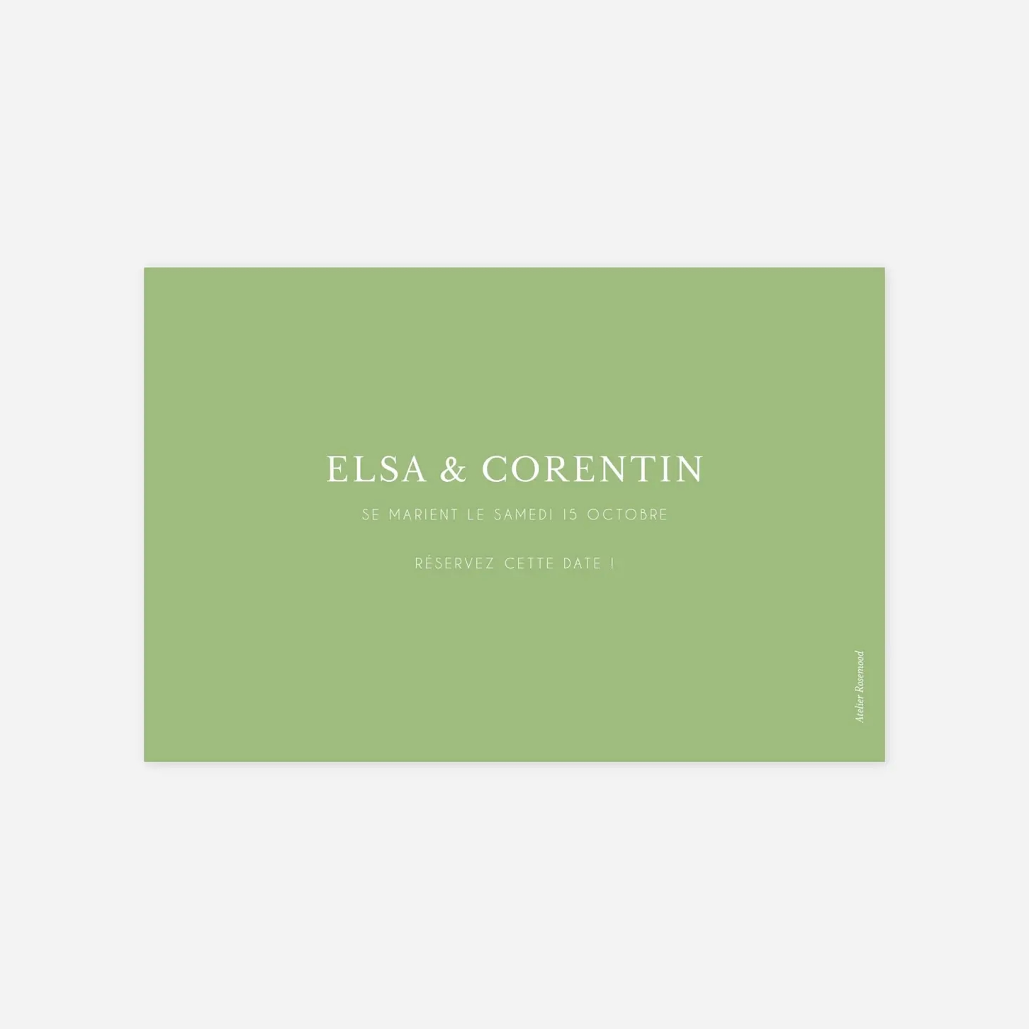 Save the date Jardin anglais