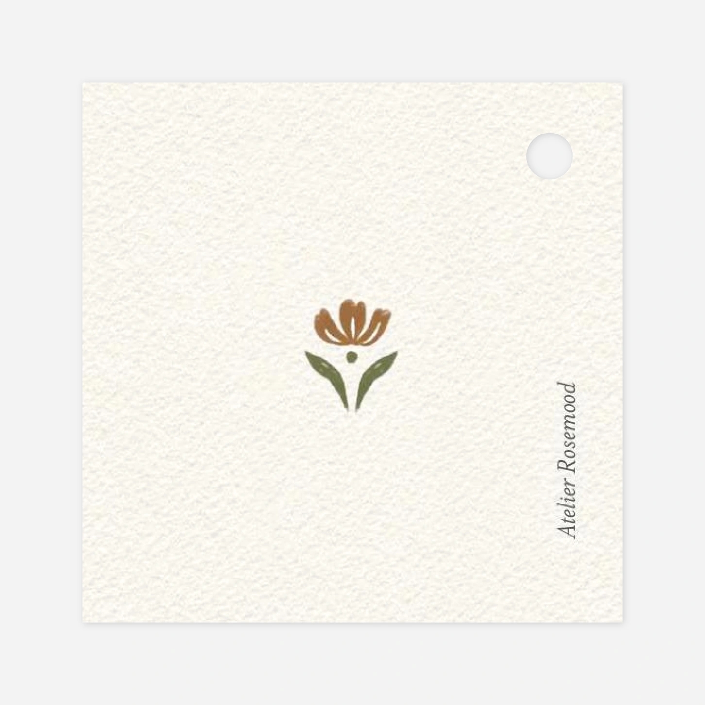 Etiquette perforée mariage Jardin éternel