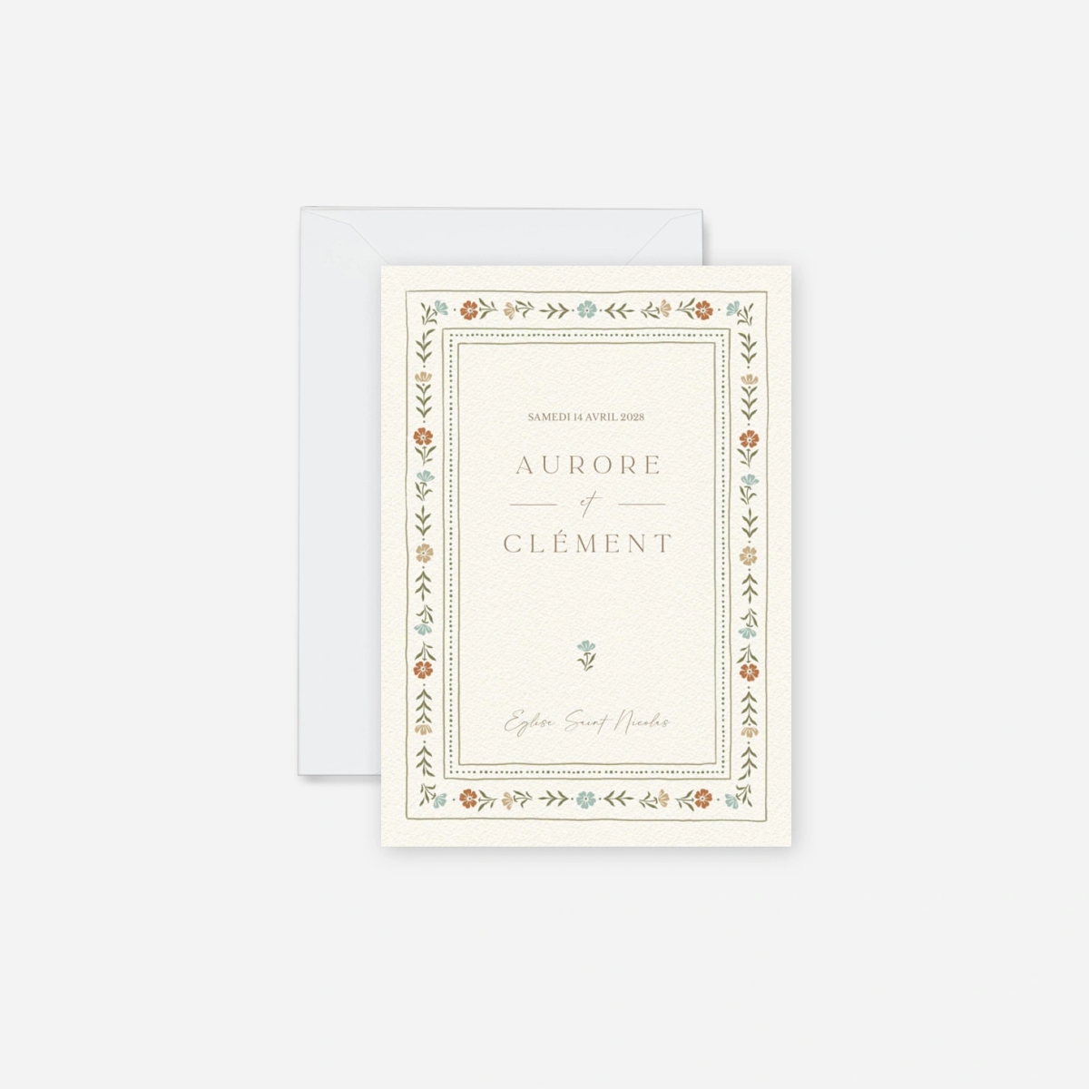 Faire-part mariage Jardin éternel