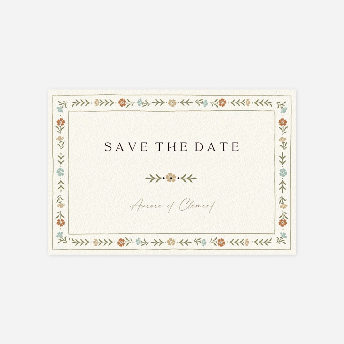Save the date Jardin éternel