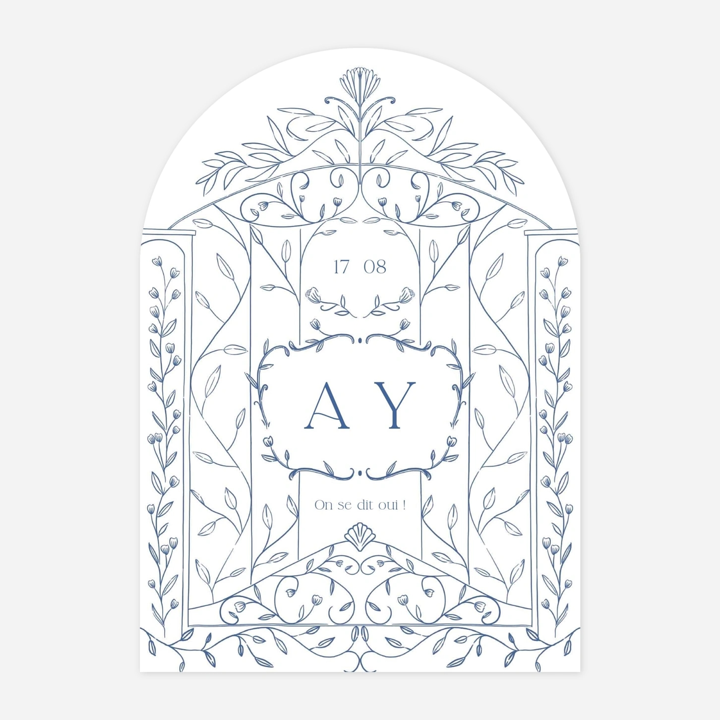 Faire-part mariage Jardin botanique