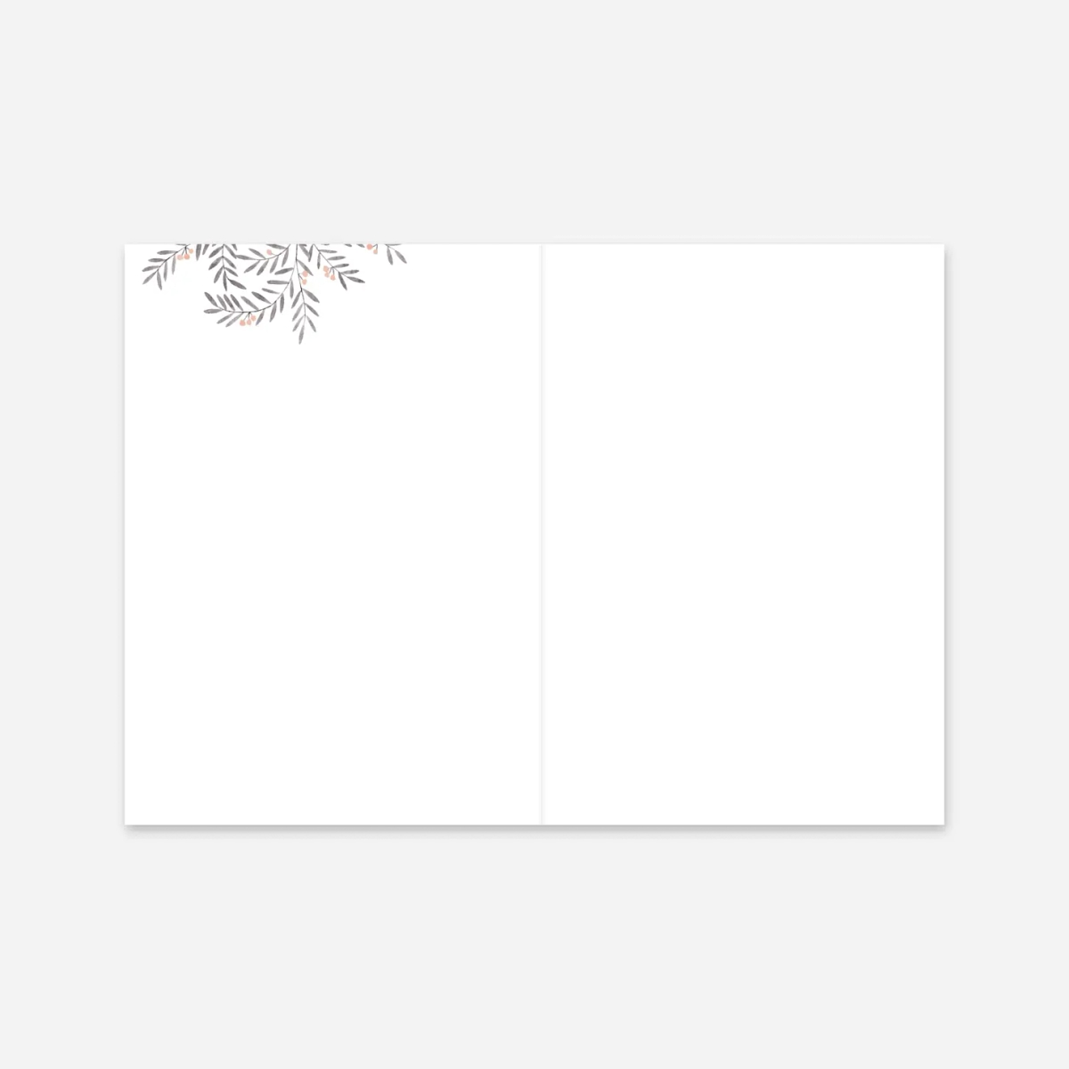 Livret de messe baptême Jolies brindilles