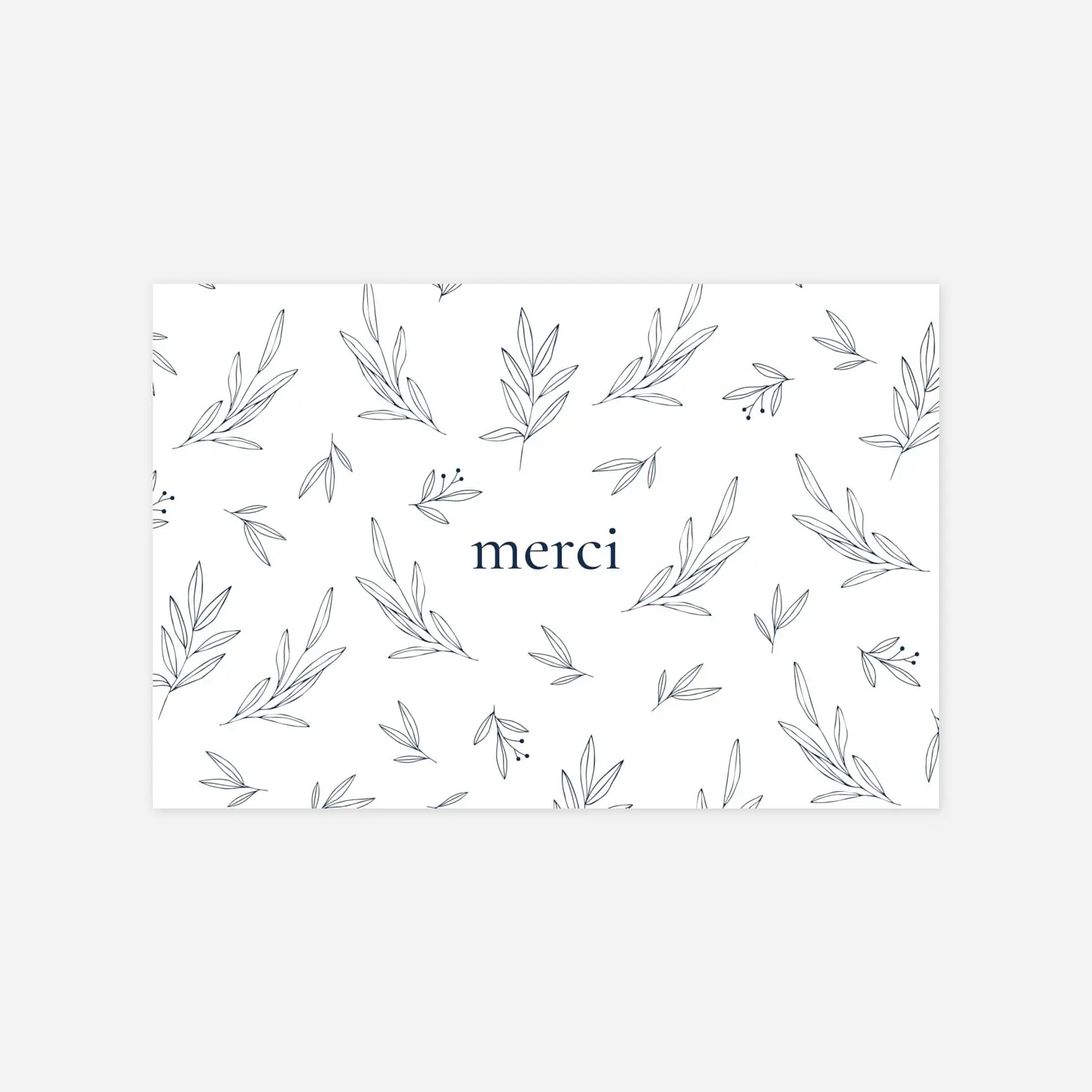 Carte de correspondance Jeune pousse