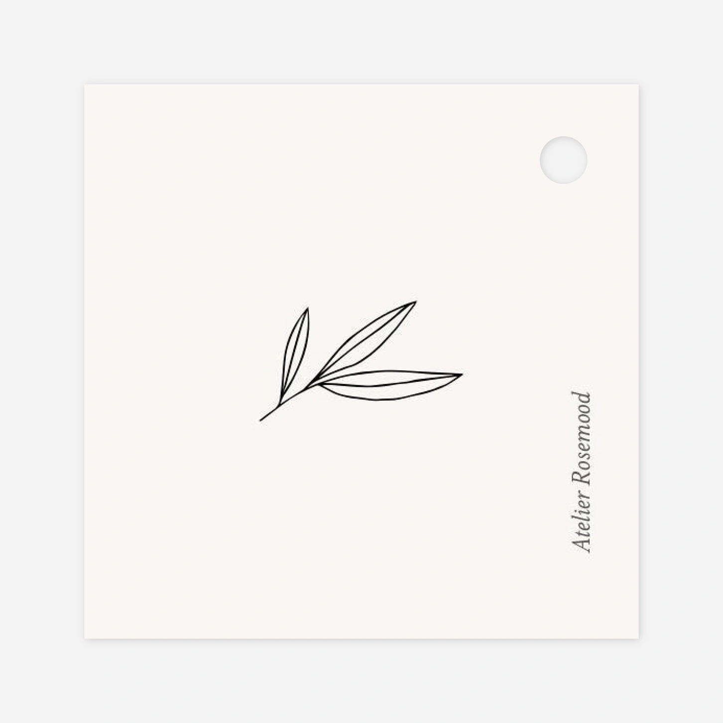 Etiquette perforée mariage Jeune pousse