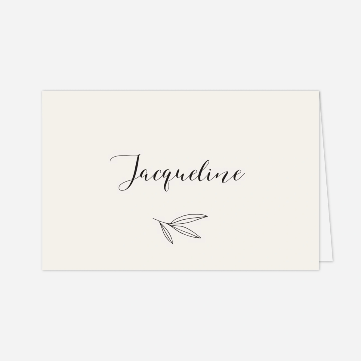 Marque-place mariage Jeune pousse