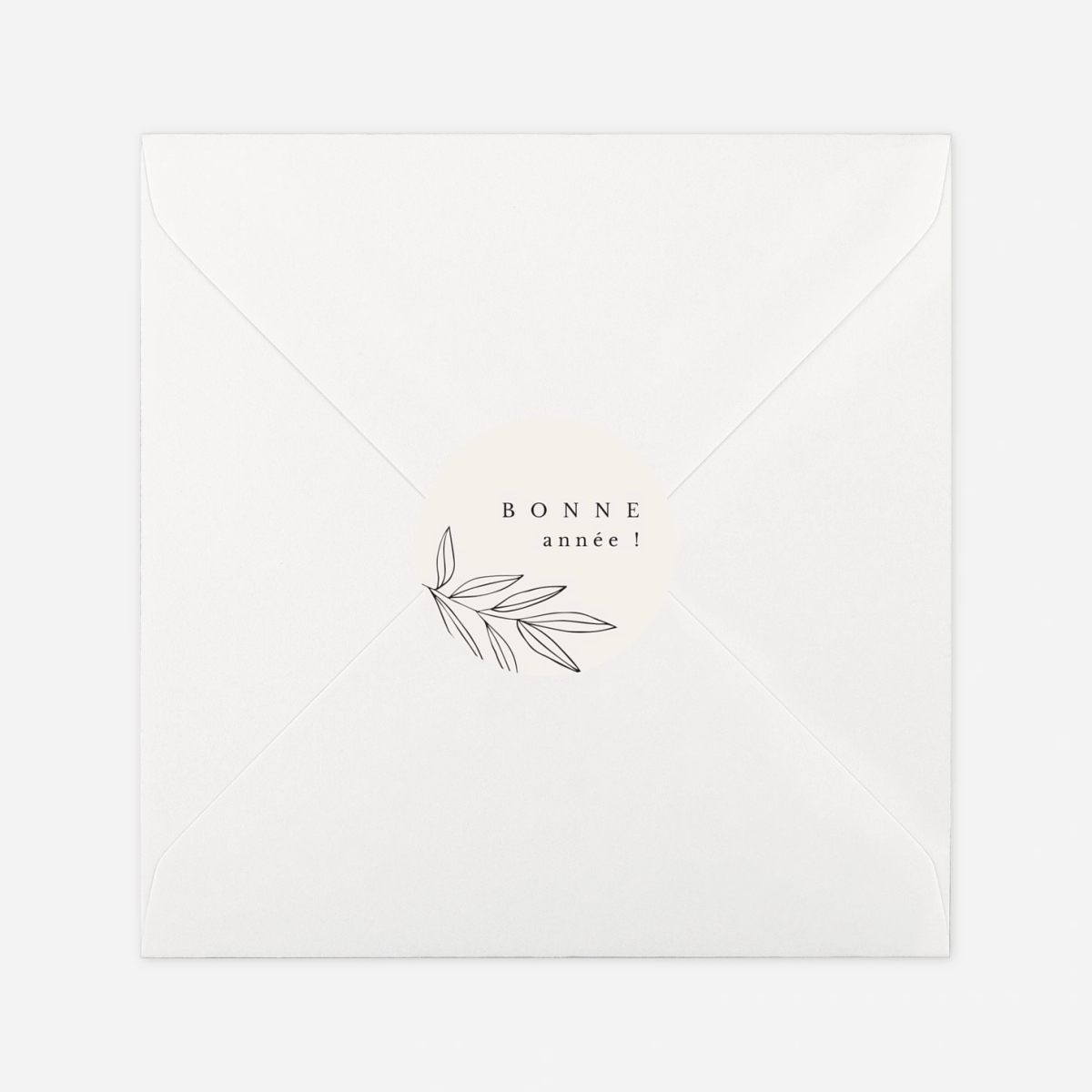 Étiquette cadeau Noël Jeune pousse