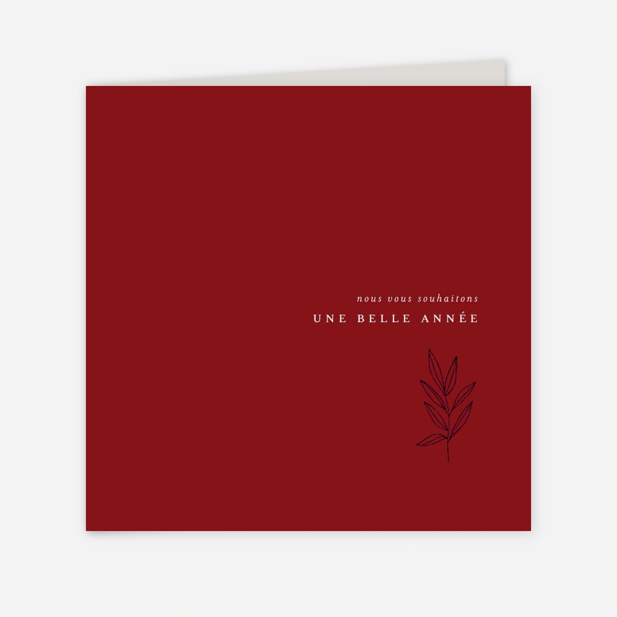 Carte de voeux Jeune pousse