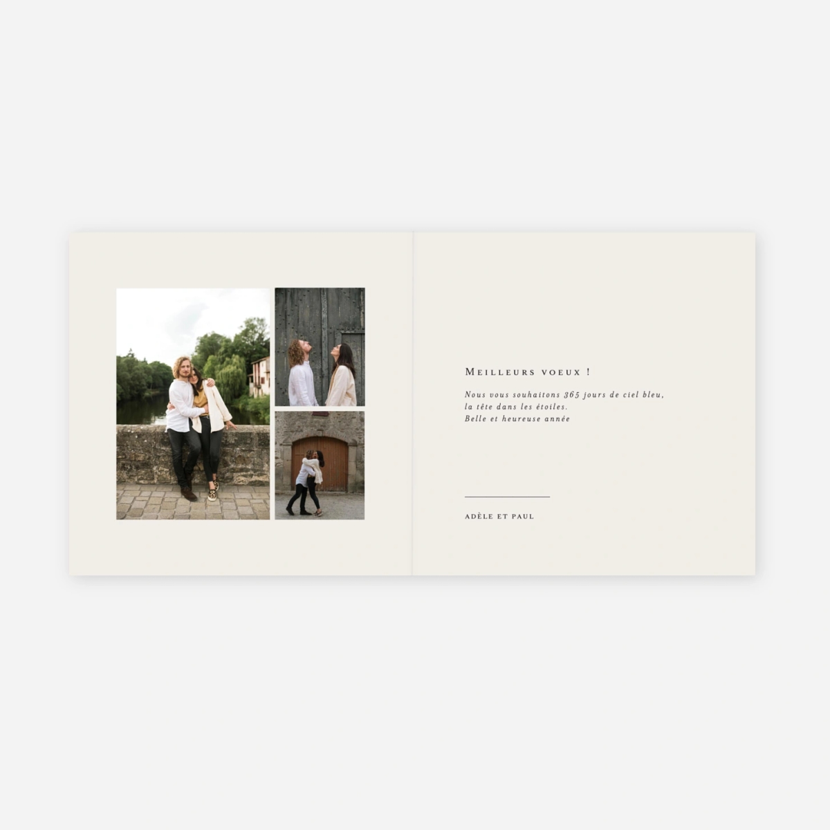 Carte de voeux Jeune pousse