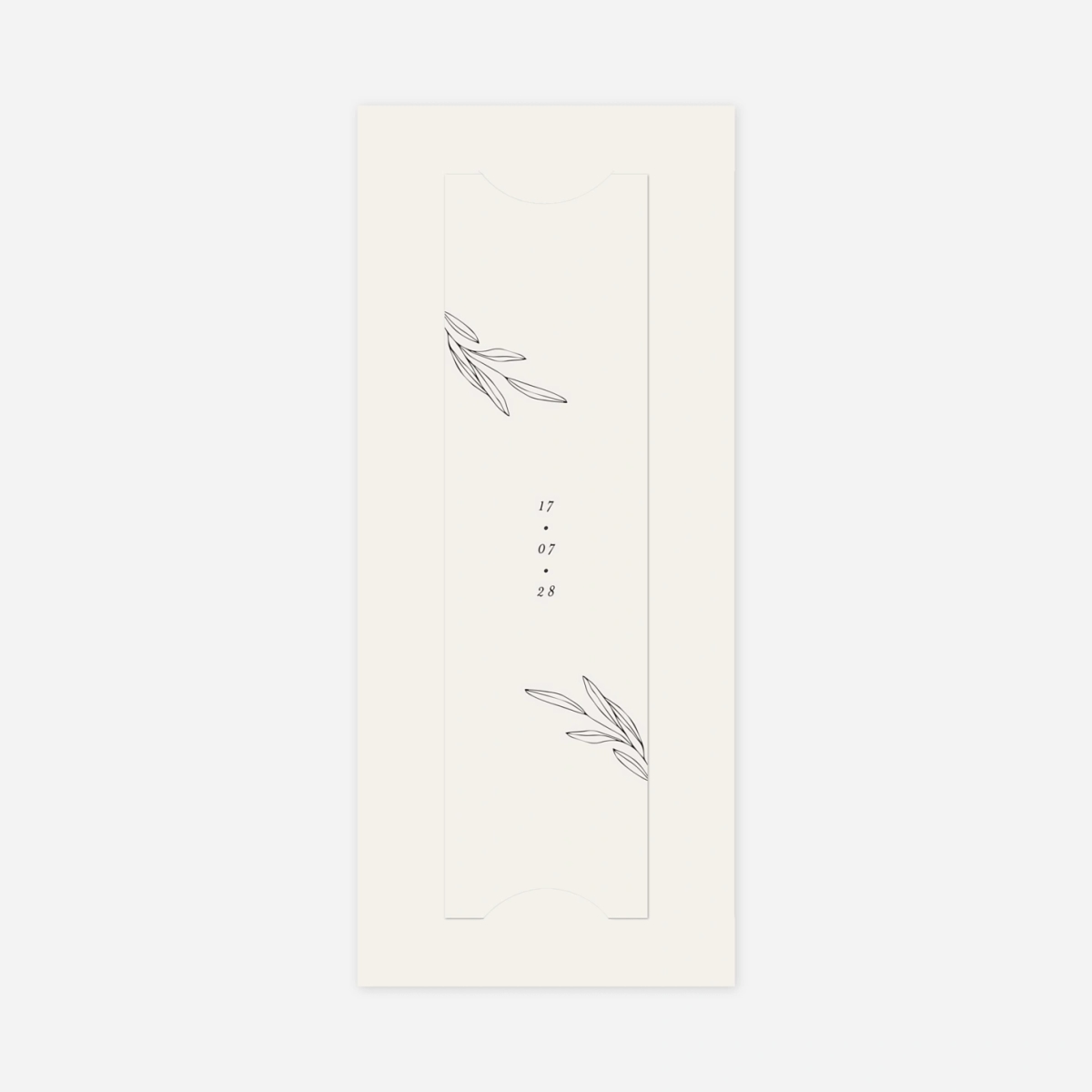 Faire-part mariage Jeune pousse pastel