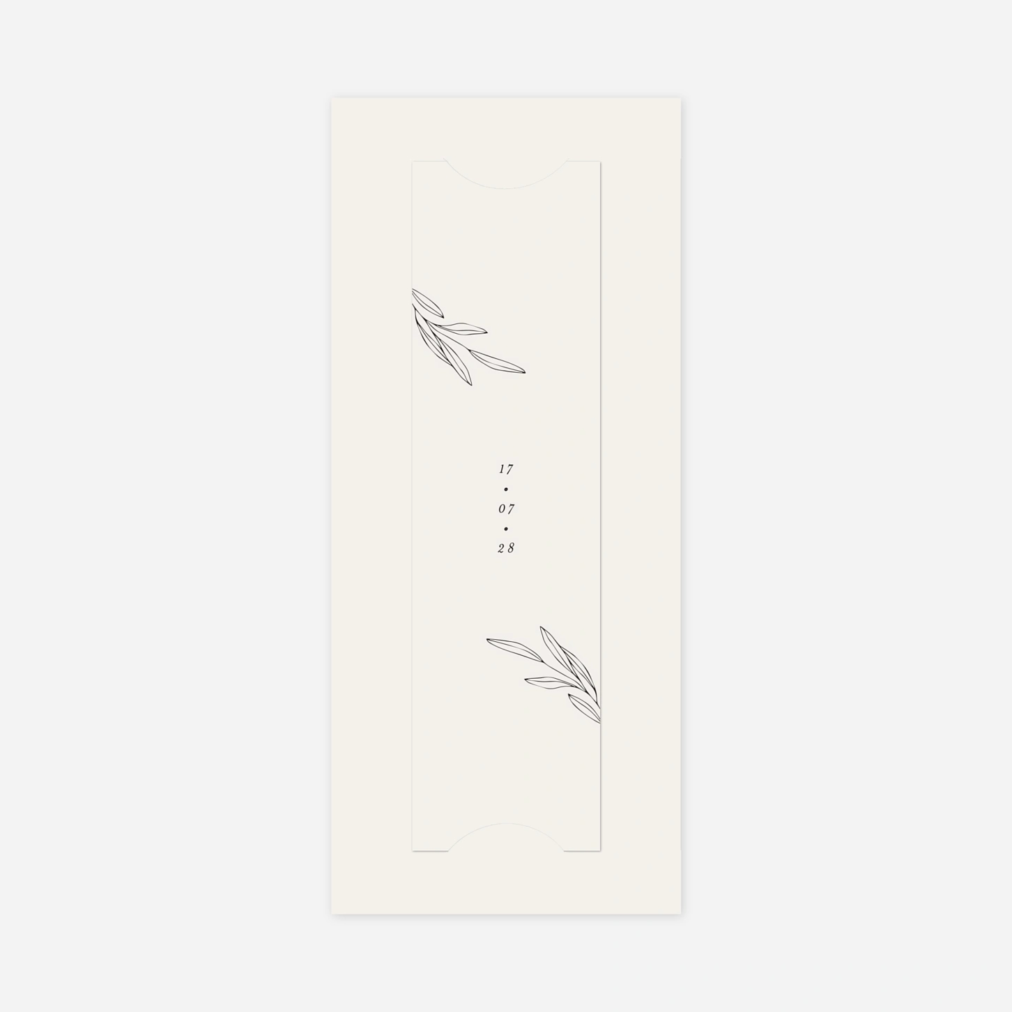 Faire-part mariage Jeune pousse pastel