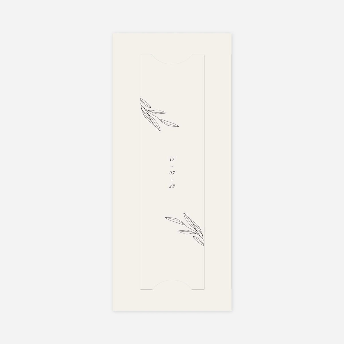 Save the date Jeune pousse pastel