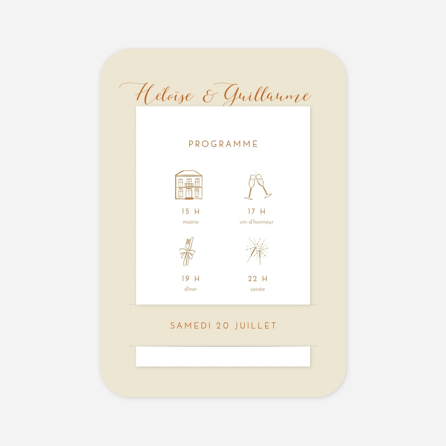 Faire-part mariage Jour festif