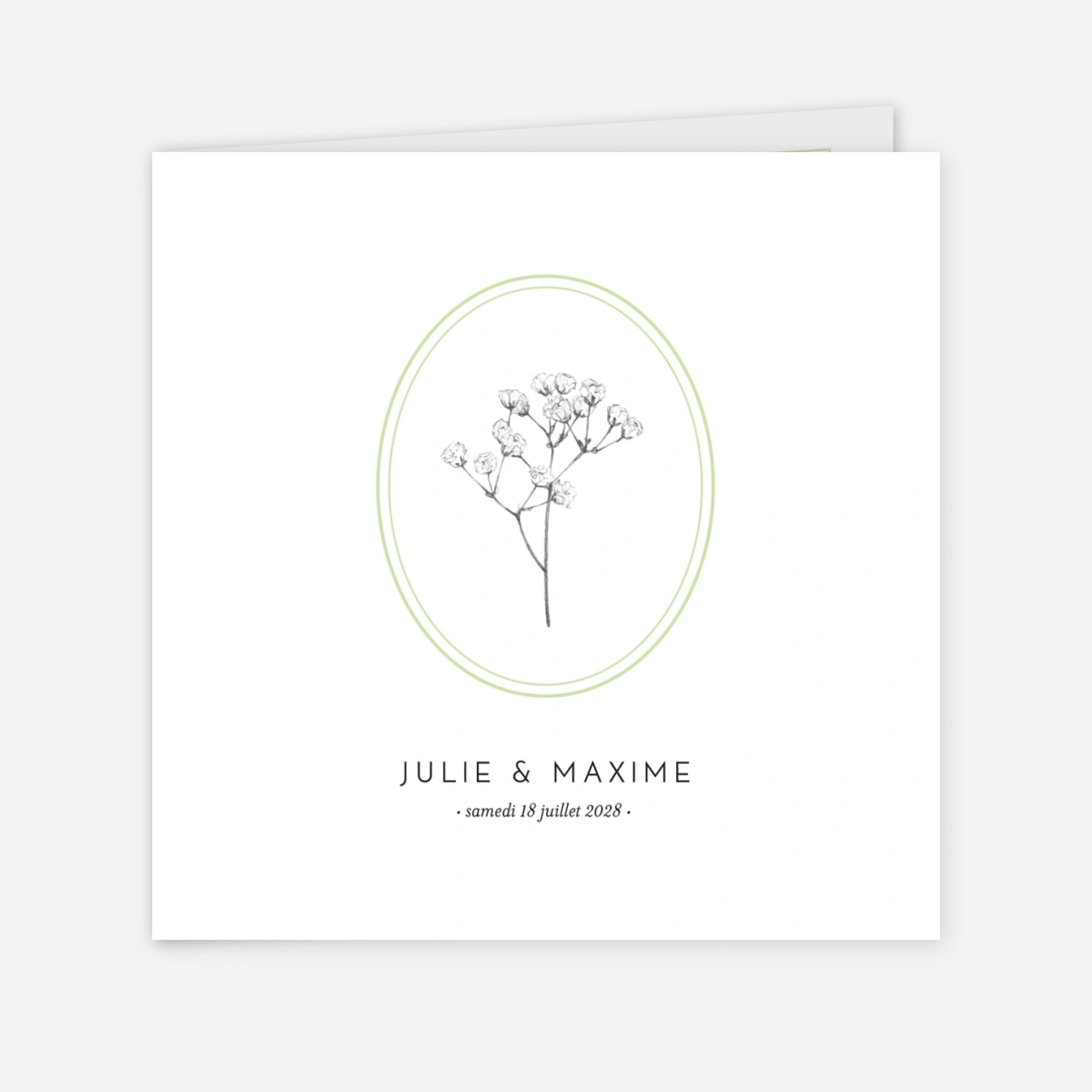 Faire-part mariage Joli brin