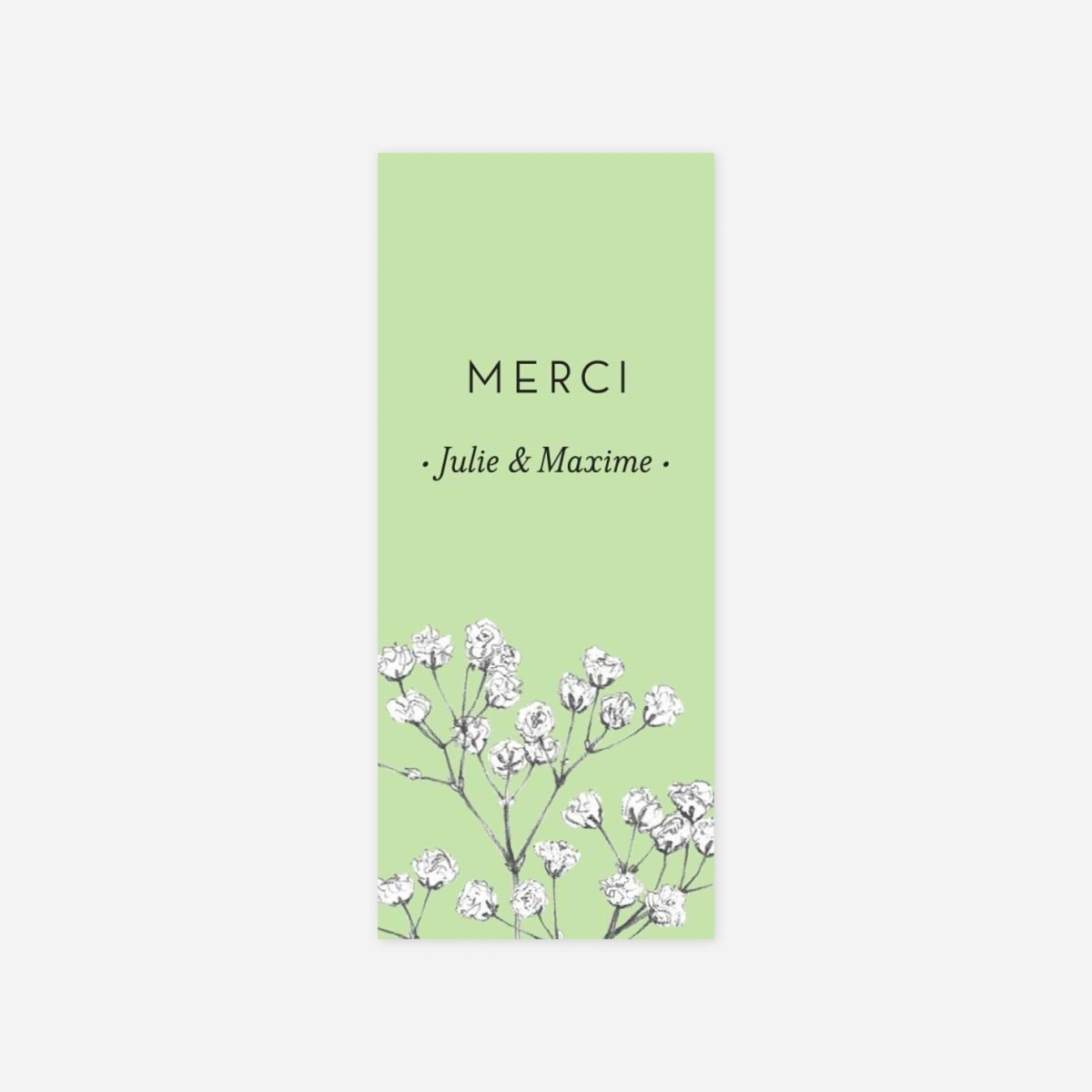 Étiquette cadeau mariage Joli brin