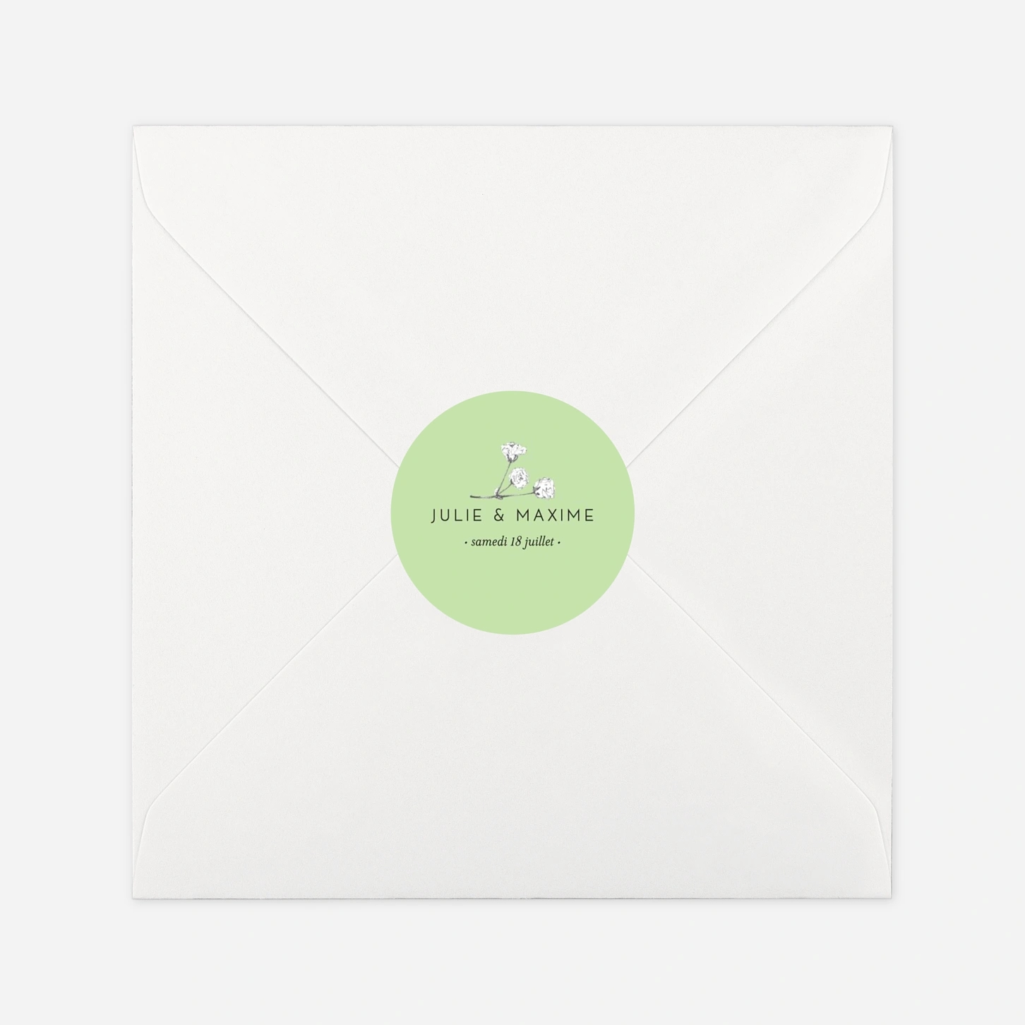 Étiquette cadeau mariage Joli brin