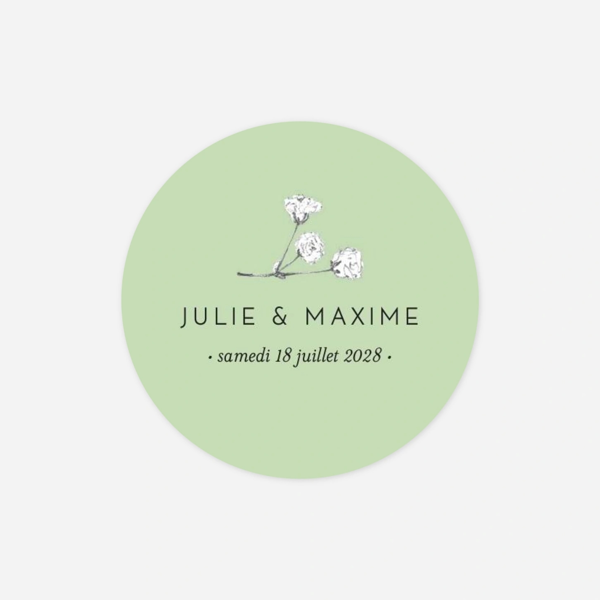 Stickers mariage Joli brin