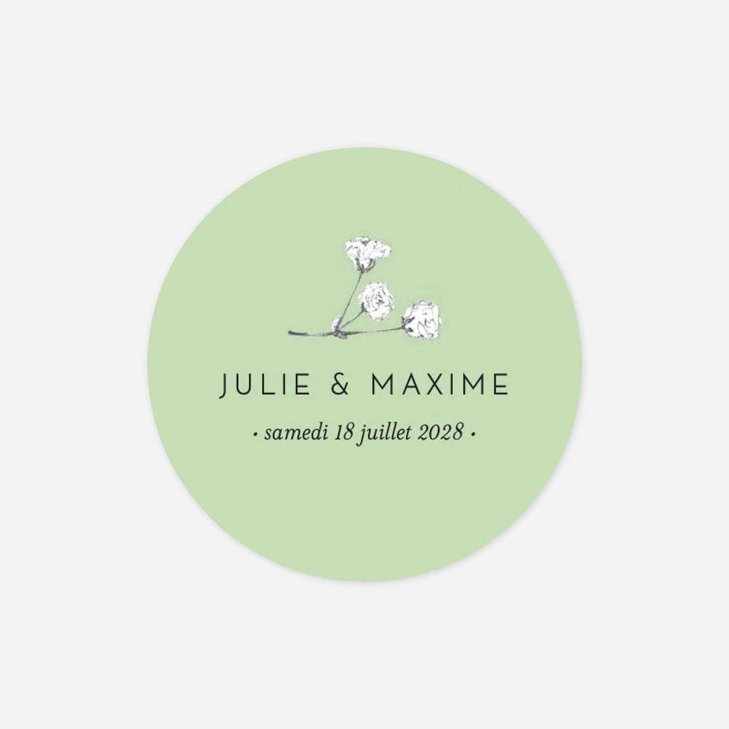 Stickers mariage Joli brin