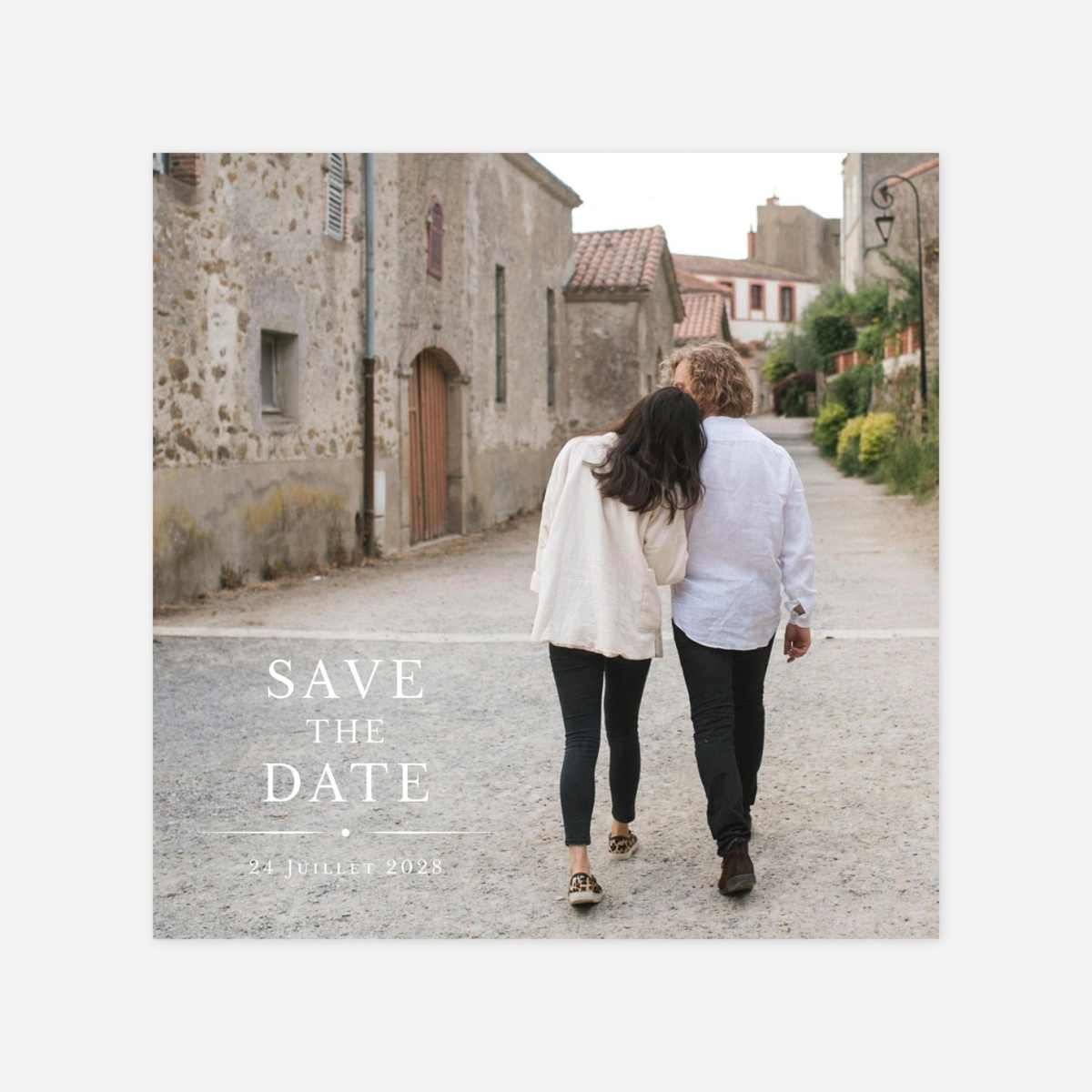 Save the date Joli détail