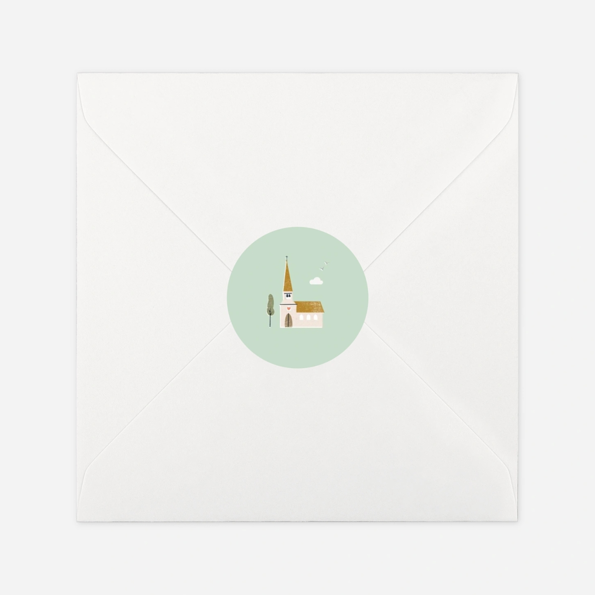 Étiquette confirmation Jour de fête