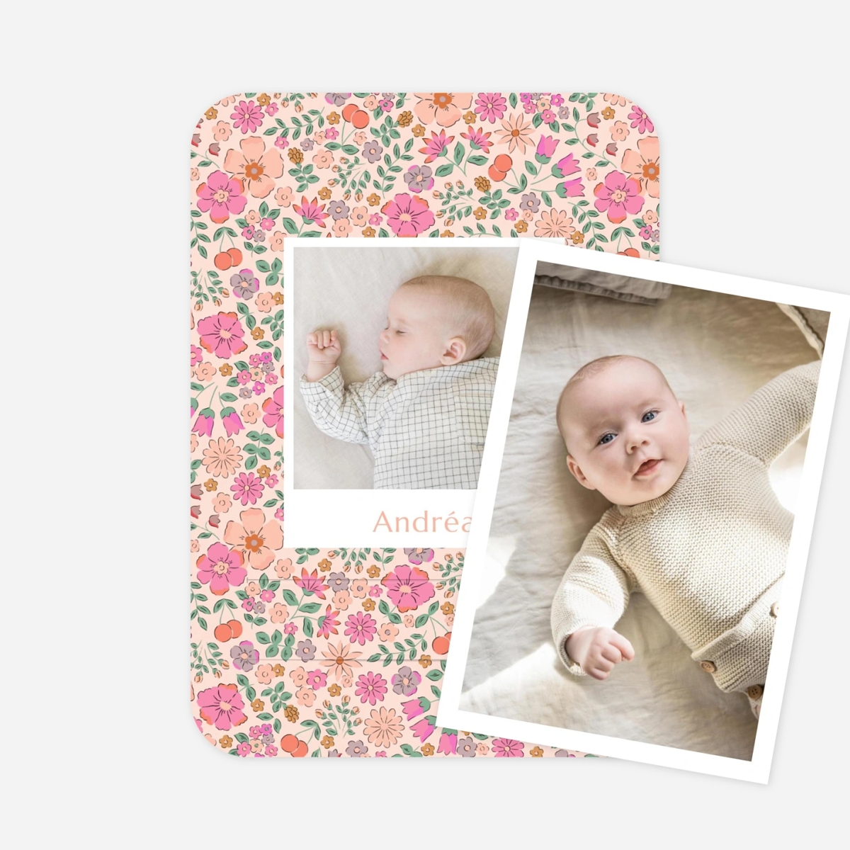 Faire-part naissance Joli Liberty