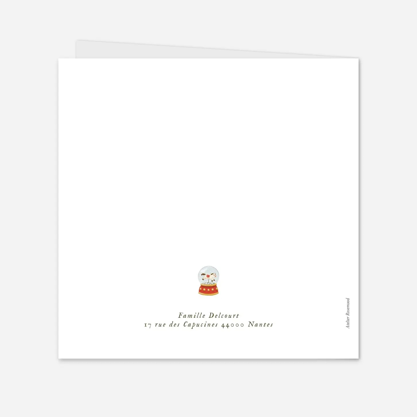 Carte de voeux Jouets d'antan