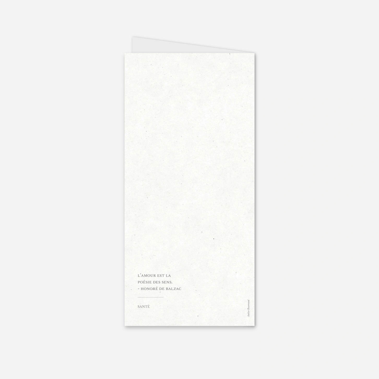 Menu mariage Jour Promis