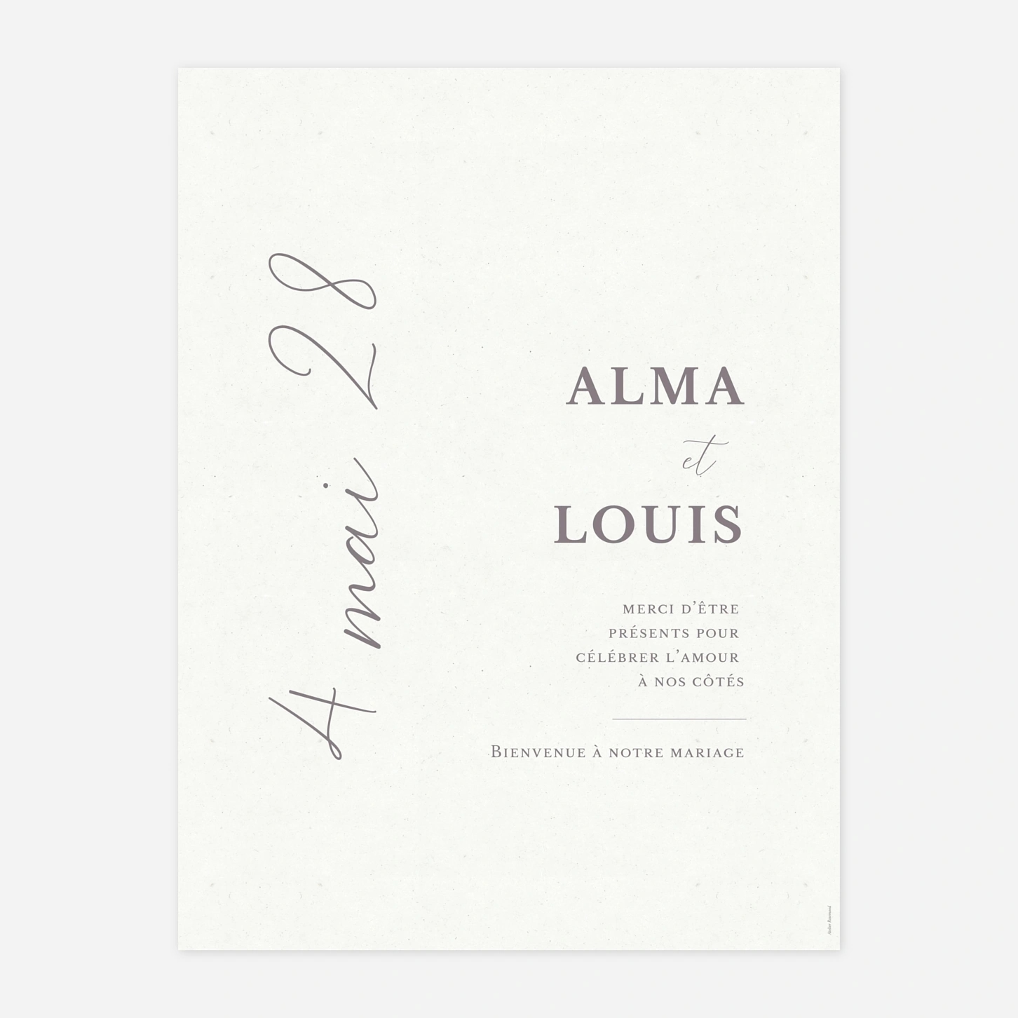 Panneau mariage Jour Promis