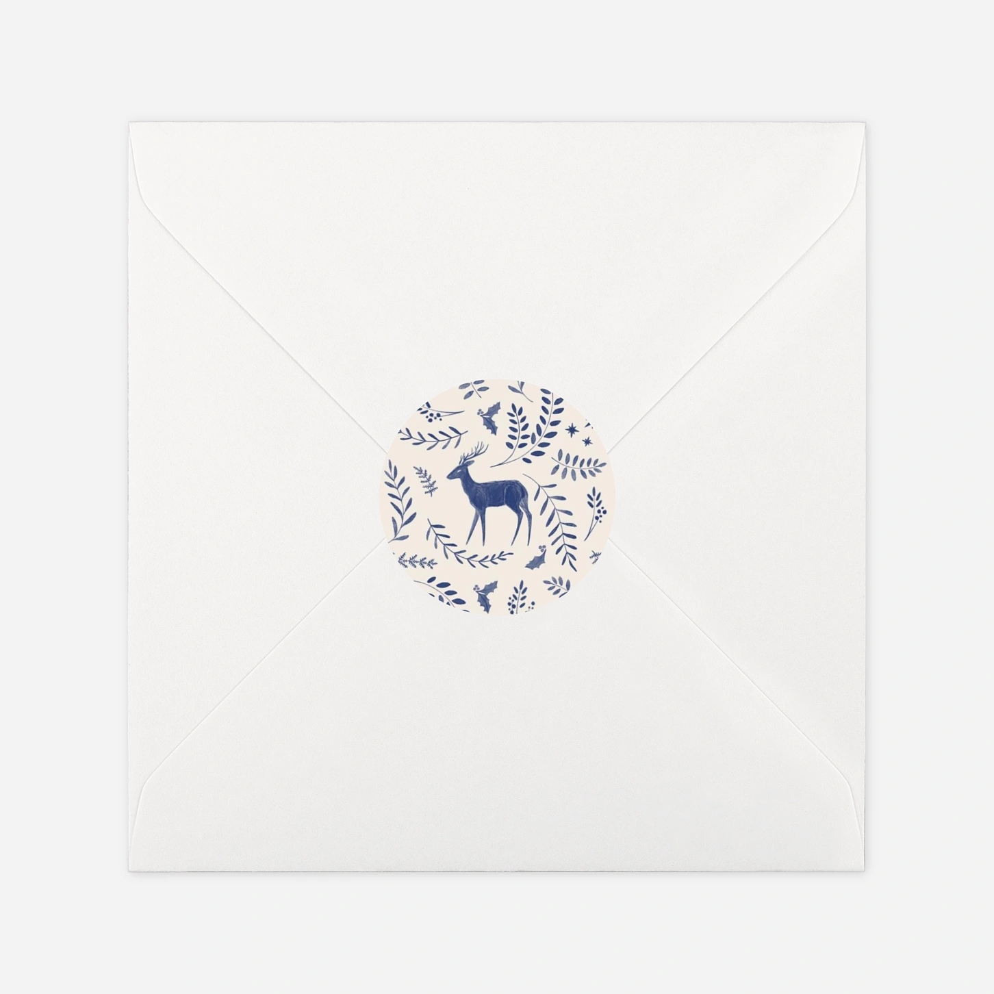 Étiquette cadeau Noël Laponie