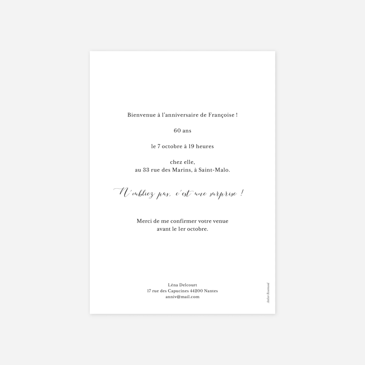 invitation anniversaire Little big one