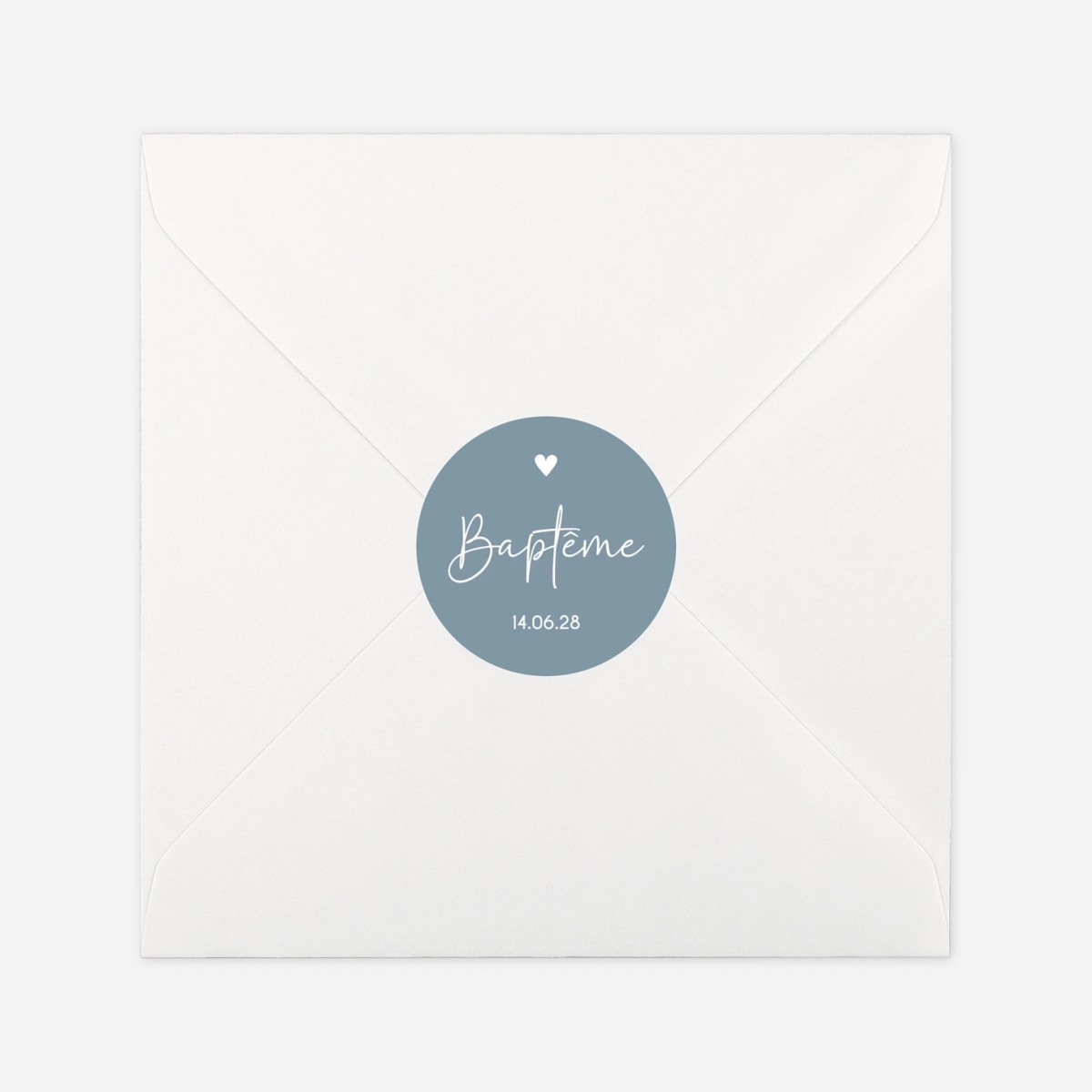 Stickers pour enveloppes baptême Douce promesse