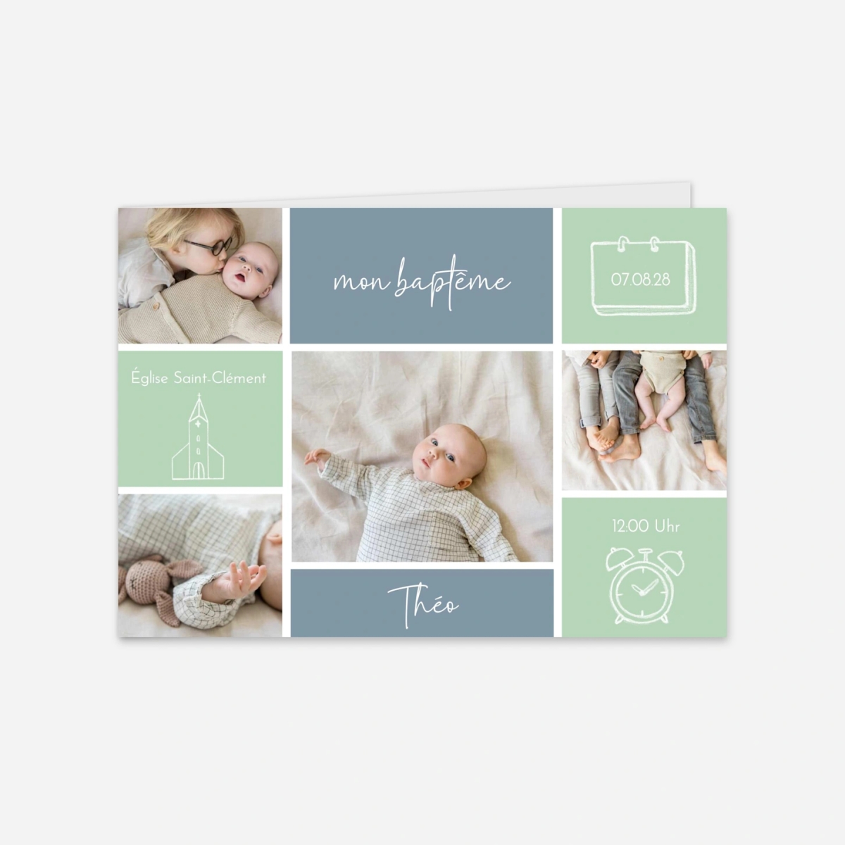 Faire-part baptême Promesse