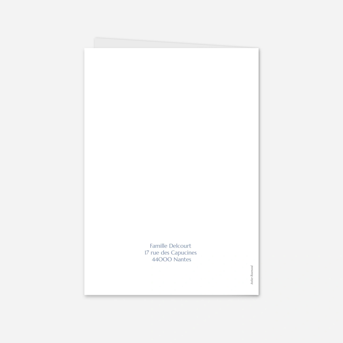 Faire-part baptême Couronne de paix