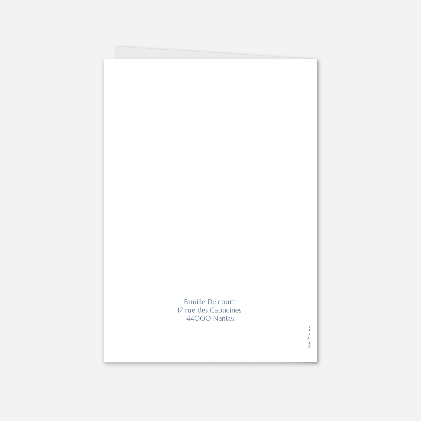 Faire-part baptême Couronne de paix