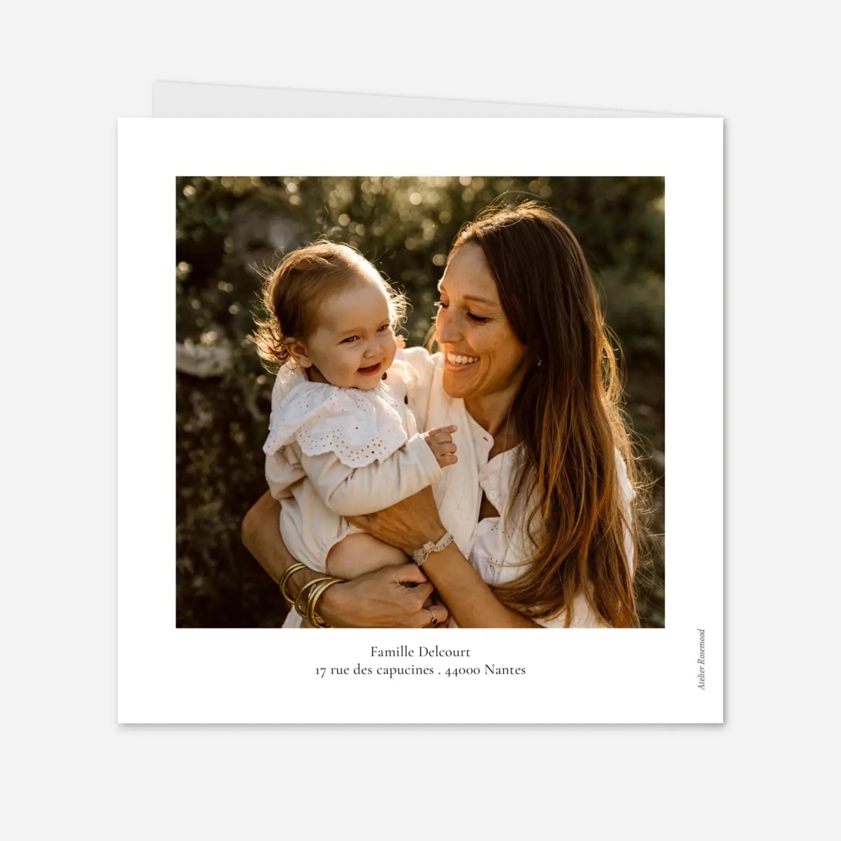 Carte de voeux Liens du coeur