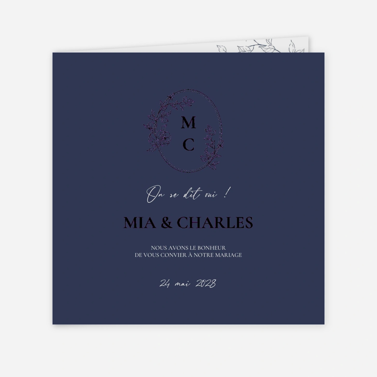 Faire-part mariage Rosée d’amour