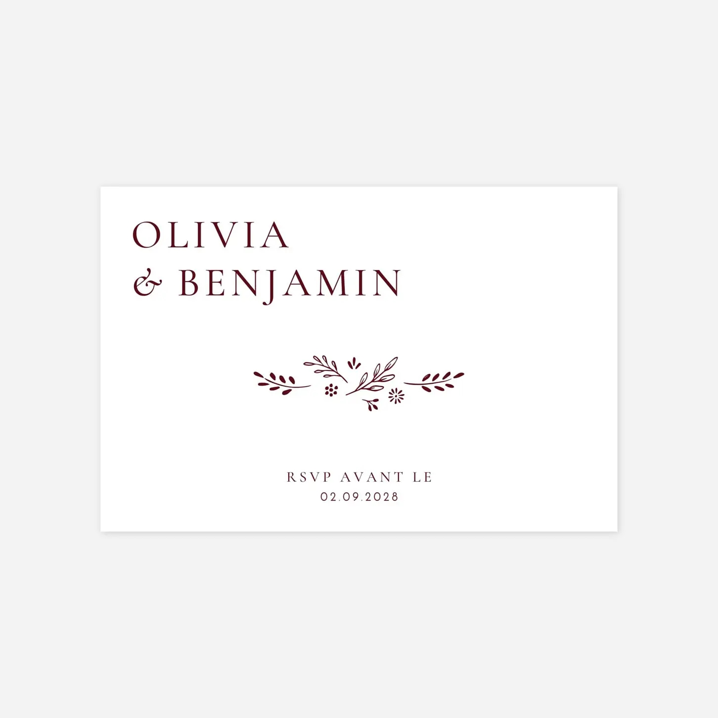 Carton réponse Laure de Sagazan II