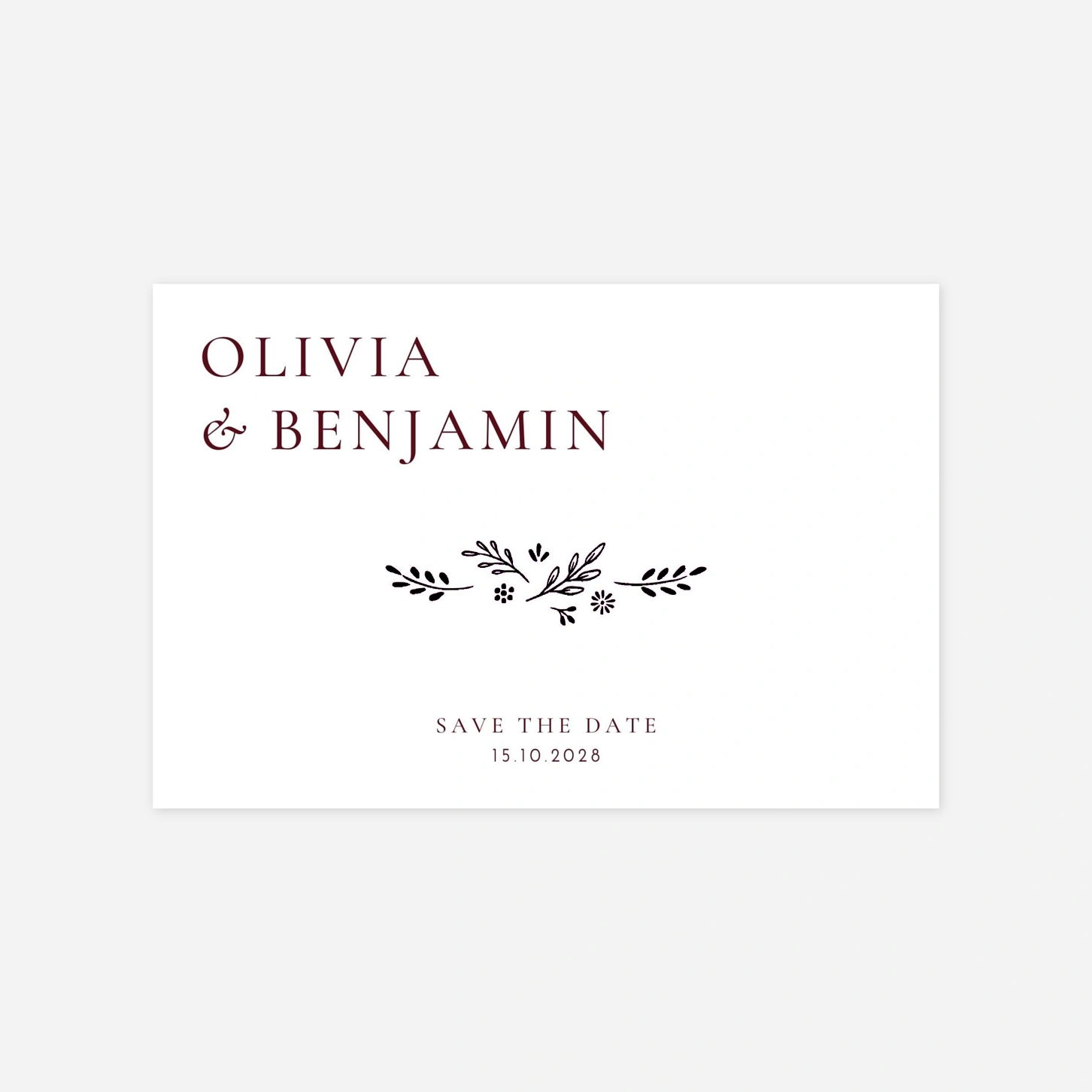 Save the date Laure de Sagazan II