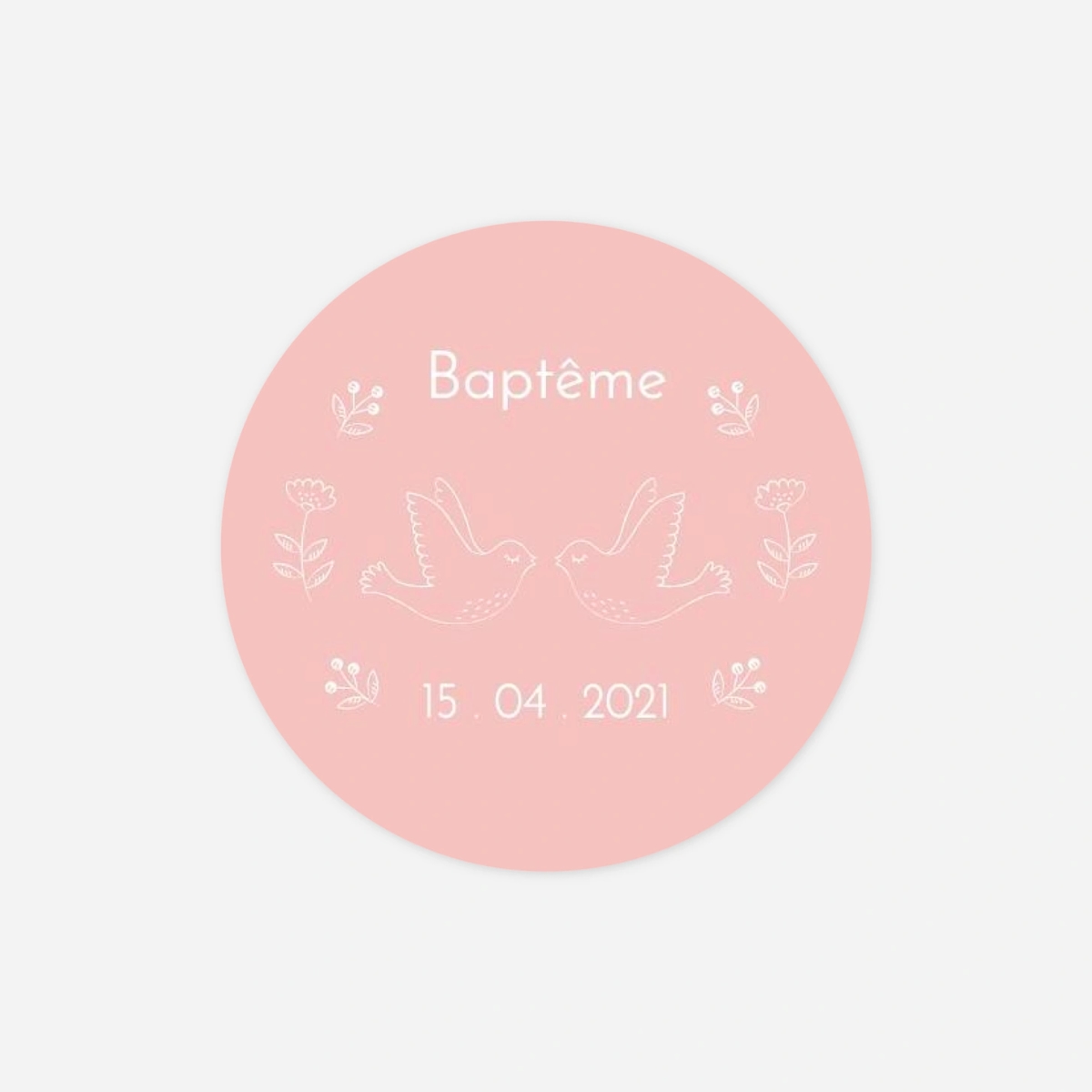 Étiquette confirmation L'envolée