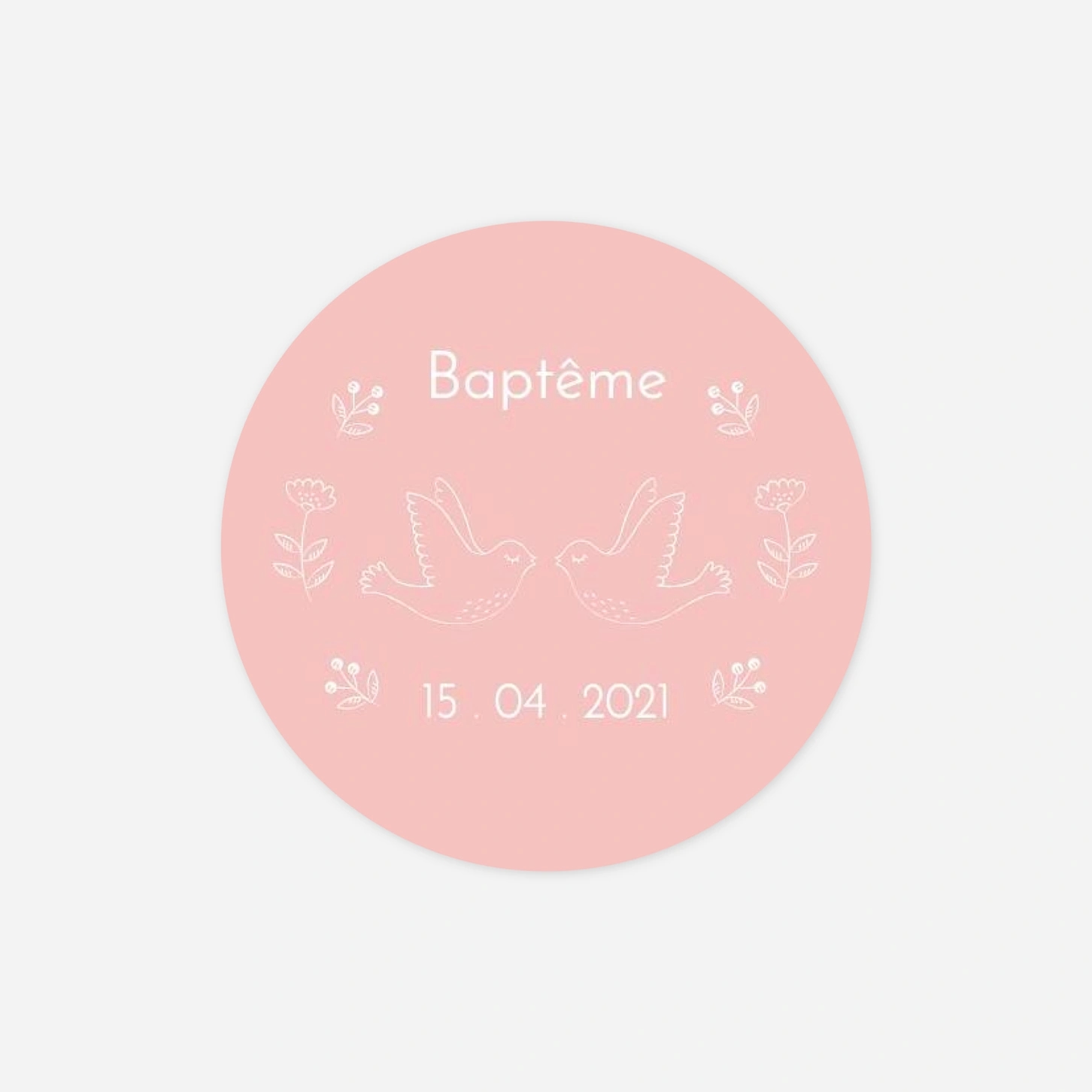 Étiquette confirmation L'envolée