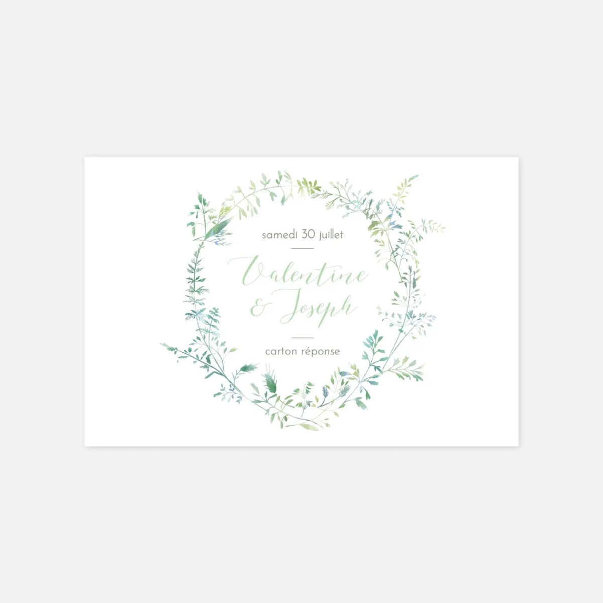 Carton réponse Les hautes herbes