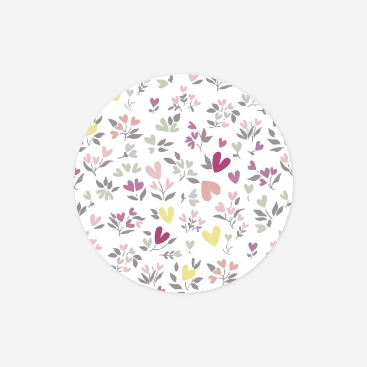 Étiquette confirmation Liberty coeur