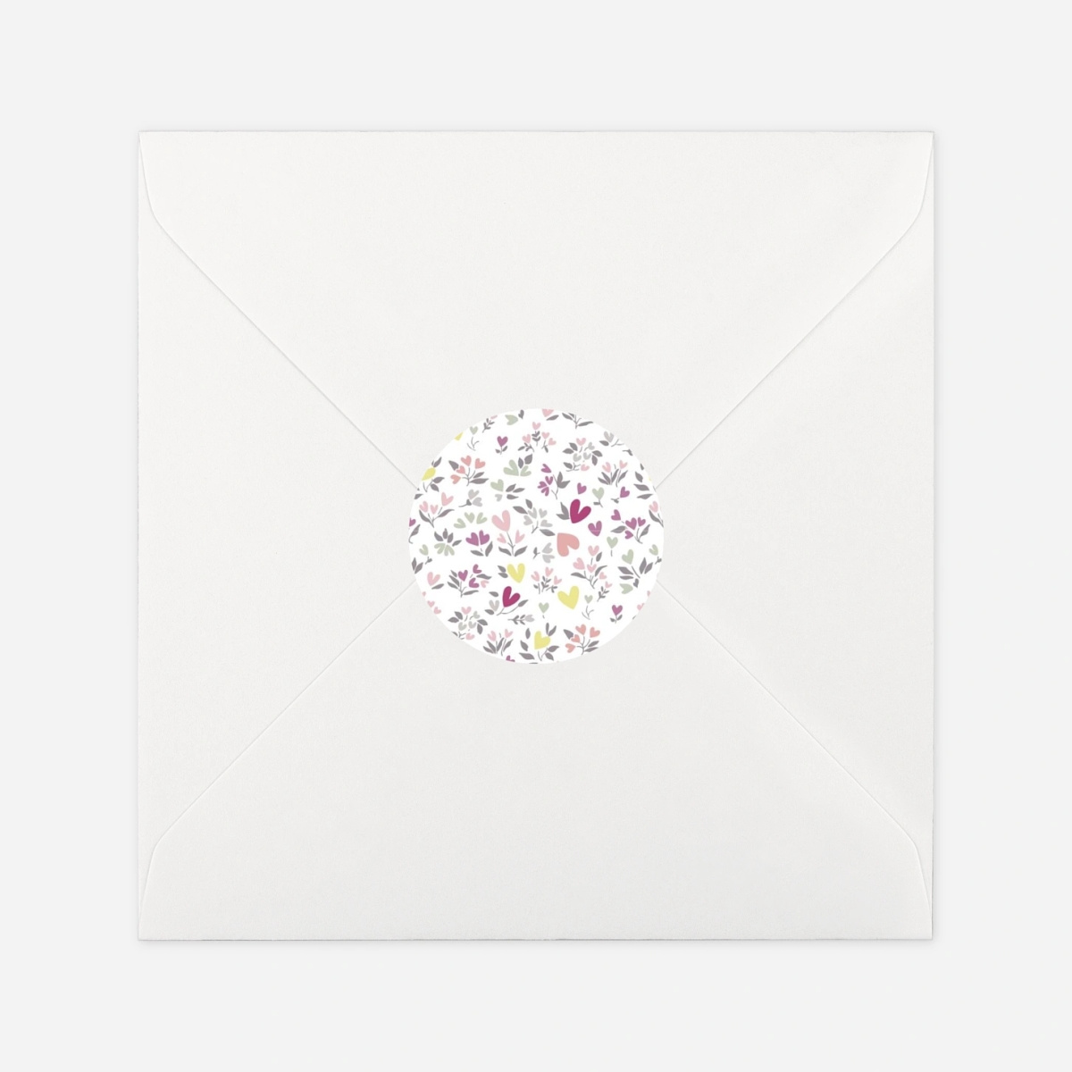 Étiquette confirmation Liberty coeur